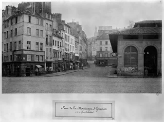 Rue de la Montagne Sainte-Genevieve, Paris 1858-78